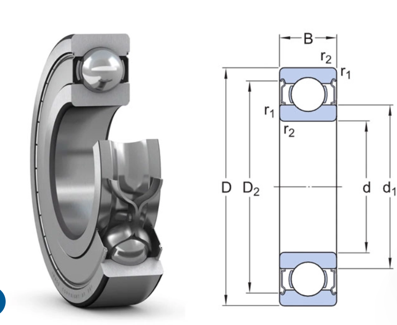 6318-2Z  SKF